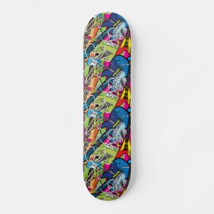 Funky Electric Guitar  Skateboard