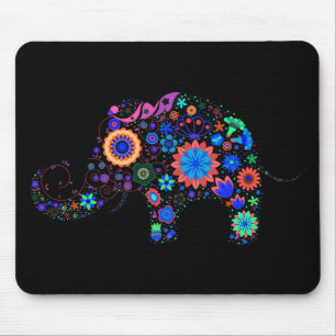 Funky Elephant Mouse Mat