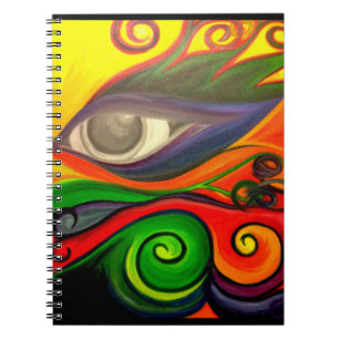 Funky eye notebook