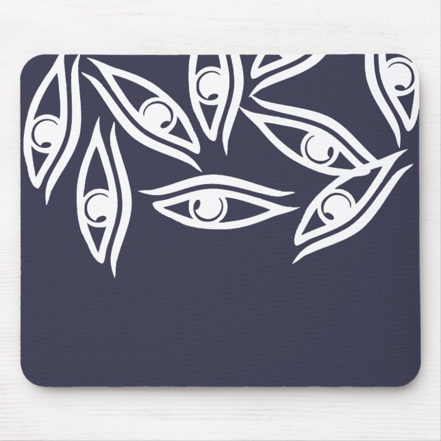 Funky Eye Pattern Product Mouse Mat (Front)