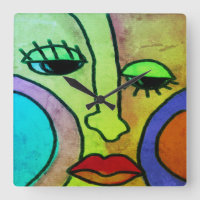 Funky Face Original Abstract Art