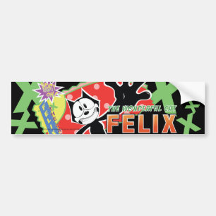 Funky Felix Bumper Sticker