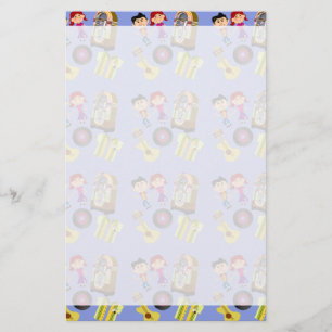 funky fifties stationery