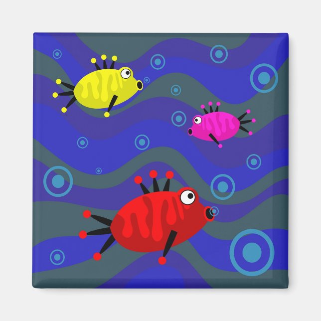 Funky Fish Magnet (Front)