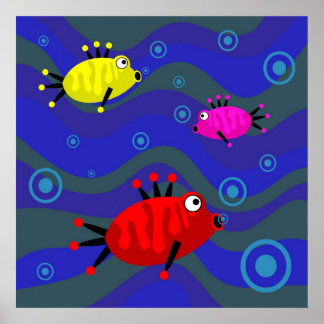 Funky Fish Poster