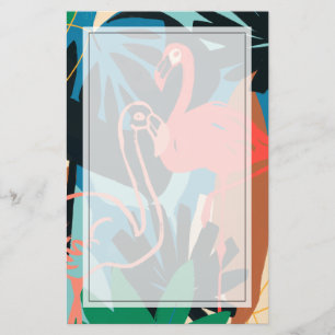 Funky Flamingo Stationery