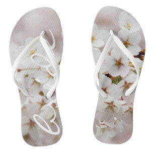 Funky flip flops bride flowers