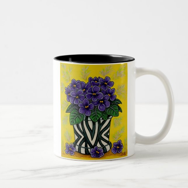 Funky Floral Coffee Mugs (Right)