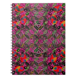Funky Florescent Zebra Notebook
