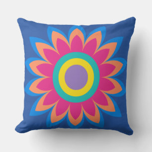 funky flower cushion