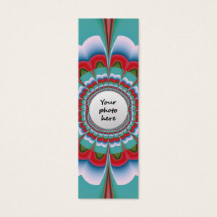 Funky Flower Custom Bookmark