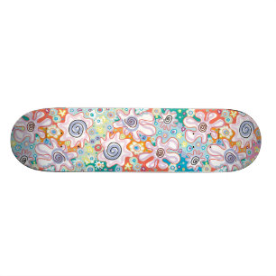 Funky Flowers Skateboard