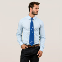 Funky Flying Birds Seagulls Tie