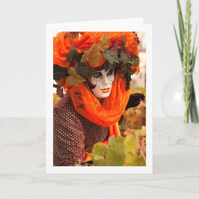 Funky Folded Blank Greeting Card (Front)