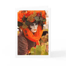 Funky Folded Blank Greeting Card