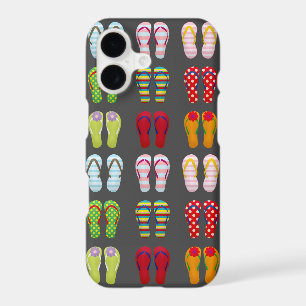Funky footwear colourful Summer flip flops