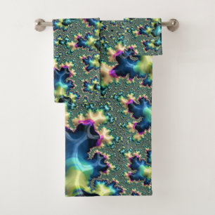 Funky Fractal Bath Towel Set