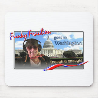 Funky Fraulien goes to Washington Mouse Mat