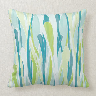 Funky Fresh Grasses Design Pillow