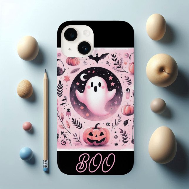 Funky Friendly Boo Spooky Jack O Lanterns Pastel  Case-Mate iPhone Case (Funky Friendly Boo Spooky Jack O Lanterns Pastel Case-Mate iPhone Case)