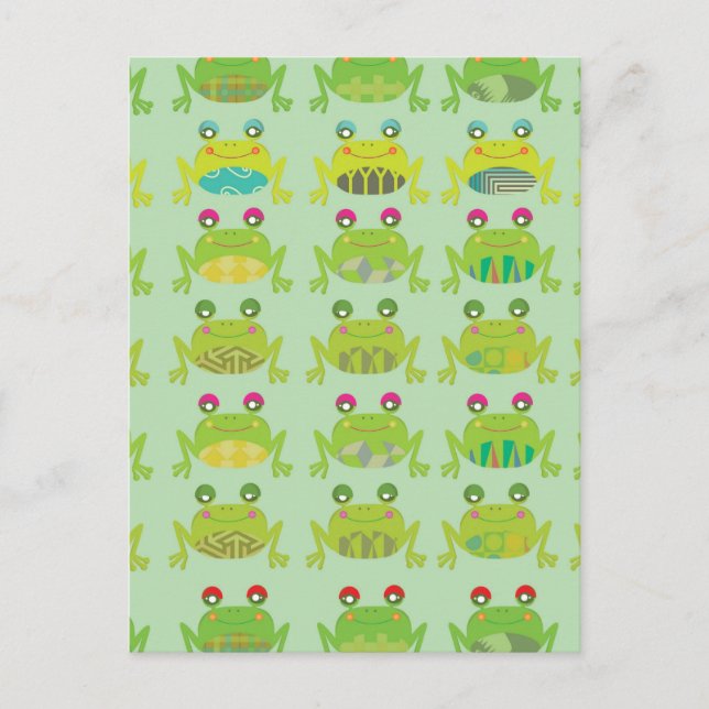 funky froggy frogs postcard (Front)