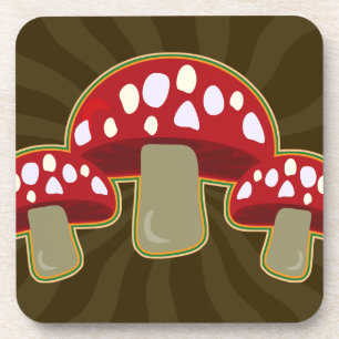 Funky Fungi Mushrooms Coaster