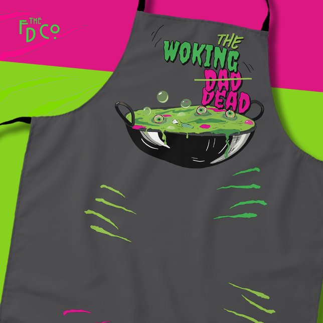 Funky Funny Woking Dead Dad Pun  Apron (Creator Uploaded)