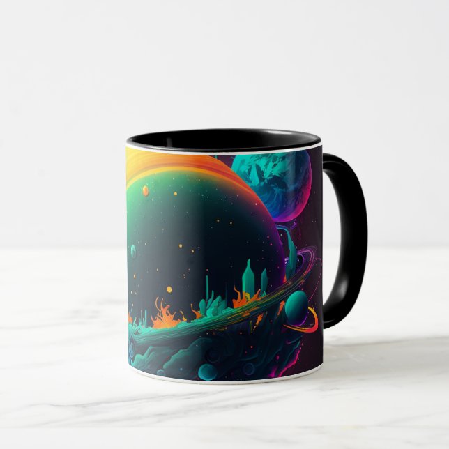 Funky Galaxy Mug (Front Right)
