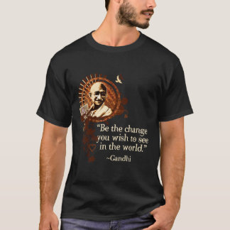 Funky Gandhi -Be the change T-Shirt
