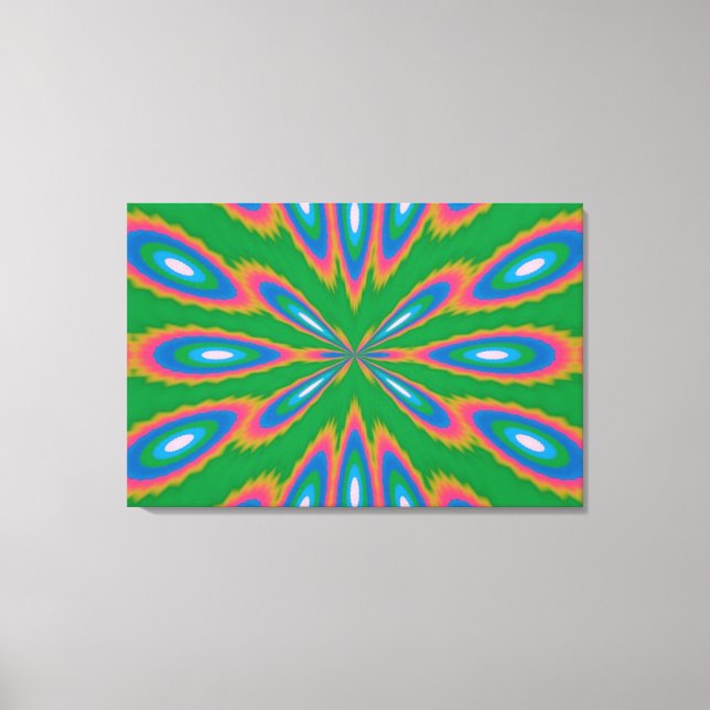 Funky Garden Canvas Print (Front)