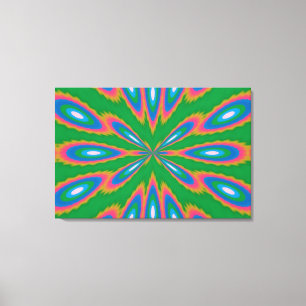 Funky Garden Canvas Print