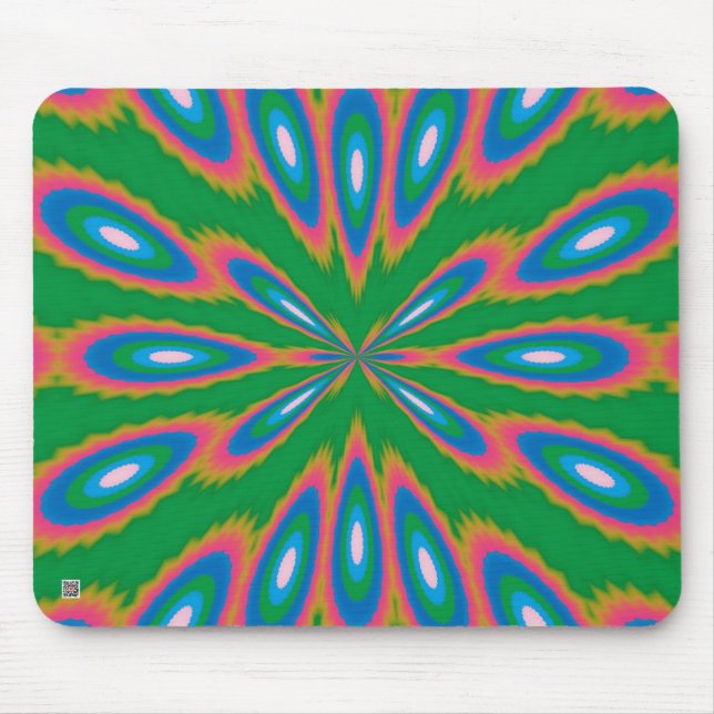 Funky Garden Mouse Mat (Front)