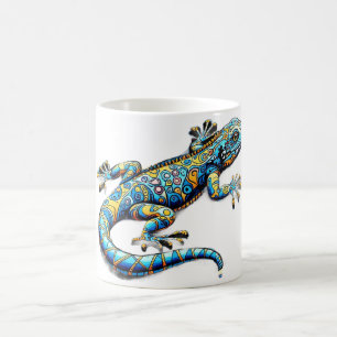 Funky Gecko Design Coffee Mug