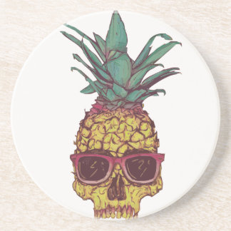 Funky Geek Cool Pineapple Punk Coaster