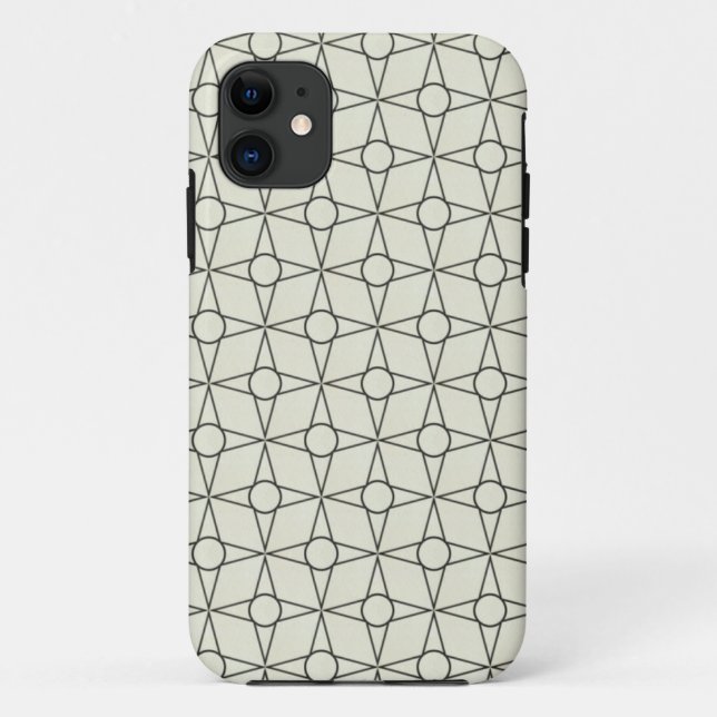 Funky Geometric BT iPhone 5 Case, Ivory Case-Mate iPhone Case (Back)
