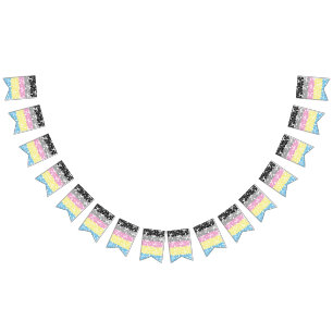 Funky Geometric Mod Abstract Polygender Pride Flag