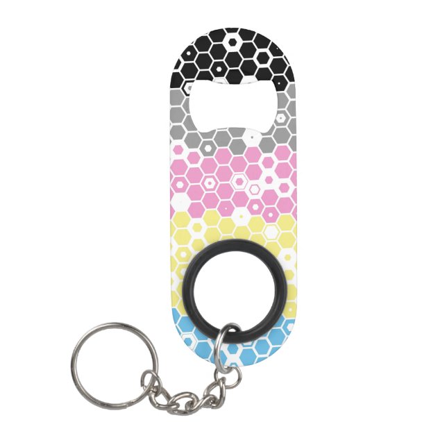 Funky Geometric Mod Abstract Polygender Pride Flag (Front)