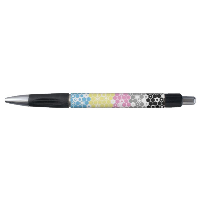 Funky Geometric Mod Abstract Polygender Pride Flag (Front)