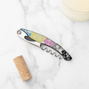 Funky Geometric Mod Abstract Polygender Pride Flag Corkscrew