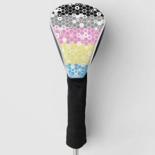 Funky Geometric Mod Abstract Polygender Pride Flag Golf Head Cover