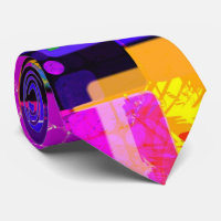 Funky Geometric Multicolored Design