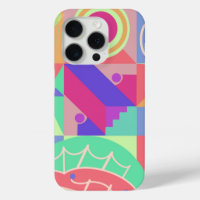Funky Geometric Patterns Multicolor
