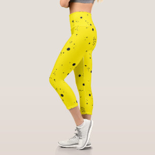 Funky Geometry Abstract Art Dots Leggings