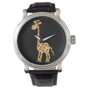 Funky Giraffe Art Watch