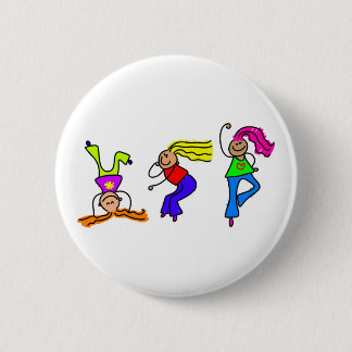 Funky Girls 6 Cm Round Badge