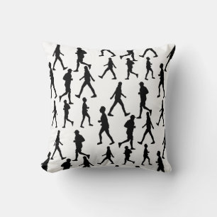 Funky 'Go Do It!' Running Jogging Pillow Cushion