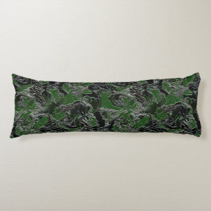 Funky Green Camo Body Cushion