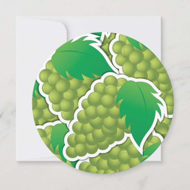 Funky green grapes (Front)