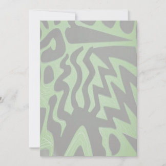 Funky Green Invitation