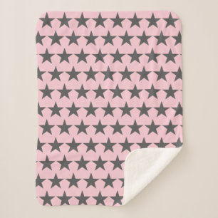 Funky Grey Star Stars Pattern Power Blanket